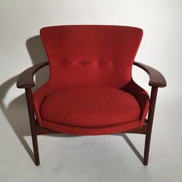 IB Kofod Larsen for Selig Horseshoe Lounge Chair c1-104