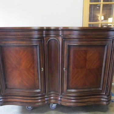 VERY LARGE BERNHARDT BUFFET IN MAHOGANY WITH TWO DOORS AND TWO DRAWERS