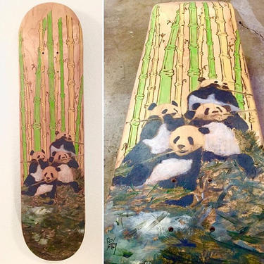 Custom Skateboard Art Wall Gift - skateboard wall art painting, skateboard gift, paint skateboard, gift idea, for him for her, christmas 