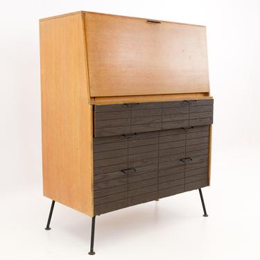 Raymond Loewy for Mengel Iron and Wood Desk Bar - Mid Century Modern - mcm 