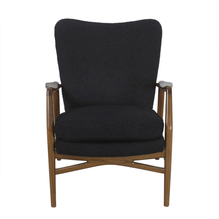 Very-Rare Niels Jorgen Andersen Early 50s Danish Modern Wingback Chair