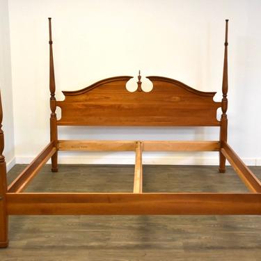 Solid Cherry King Bed by Harden Furniture 