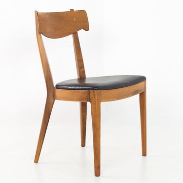 Italian Style Kipp Stewart for Drexel Declarations Mid Century Walnut Dining Chair - mcm 