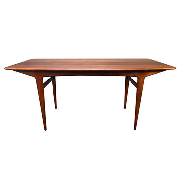 Vintage British Mid Century Modern Solid Teak Dining Table Attributed to Richard Hornby for Fyne Ladye 
