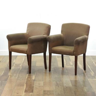 Pair Of Contemporary Armchairs 