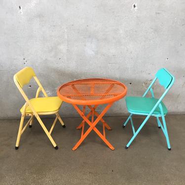 Vintage Child's Table &amp; Chairs