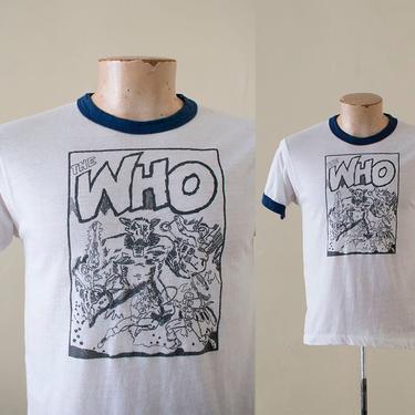 Vintage 1970s The Who Tshirt / Vintage Screen Stars Tshirt / Vintage 70s Band Tee Small / Screen Stars The Who Boardwalk Tshirt / The Who 