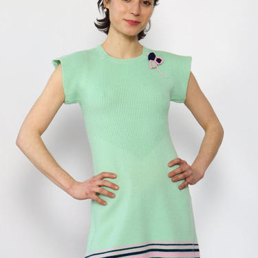 Roncelli Mint Stripe Sweaterdress XS/S