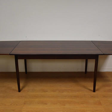 Danish Rosewood Draw Leaf Dining Table by A/S Randers 
