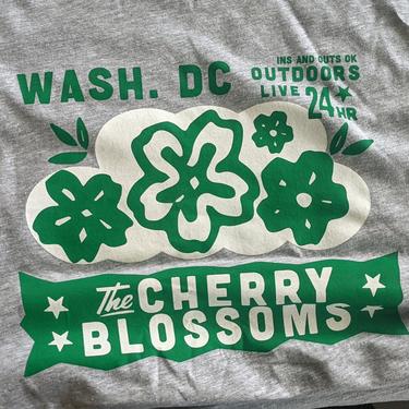 T-shirt: Go-Go Cherry Blossom (Grey)
