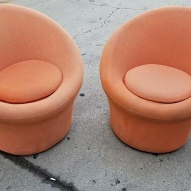 Vintage Pair of Iconic Mushroom Lounge Chairs by Pierre Paulin for Artifort 