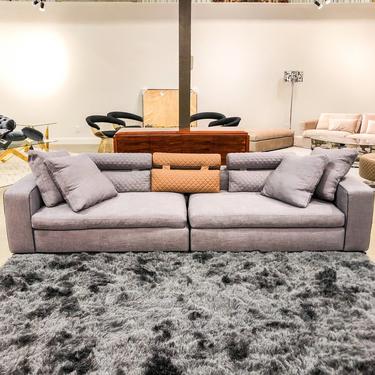 Purple Rectangular Sofa