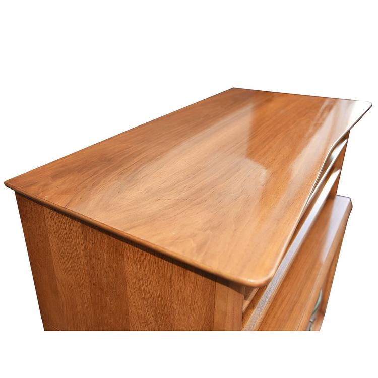 Atomic Mid-Century Walnut Dresser
