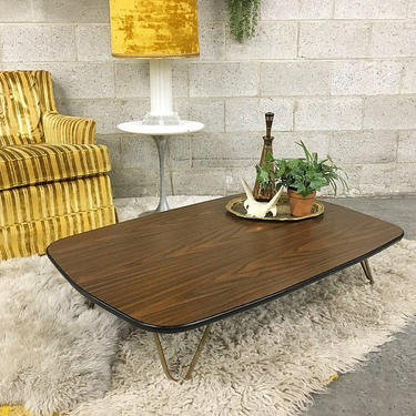 LOCAL PICKUP ONLY ----------------- Vintage Wood and Metal Coffee Table 