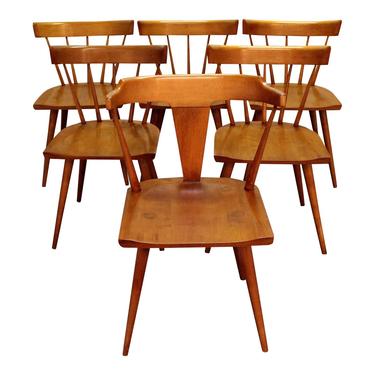 Set of 6 Mid-Century Modern Paul McCobb Planner Group Dining Chairs 