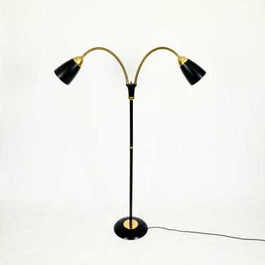 Gerald Thurston Style Gooseneck Floor Lamp