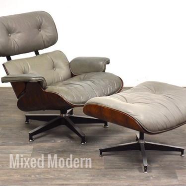 Eames Rosewood 670 Lounge Chair and Ottoman 