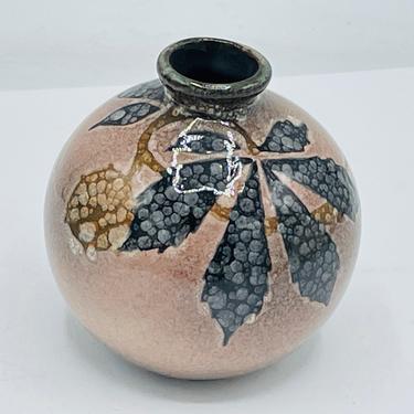 Vintage Kastanje Holland Bud Vase  Gouda- Rare Find - 1960's- Chestnut Flower #477 