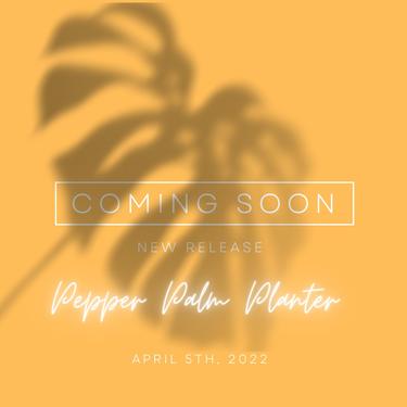 Pepper Palm Signature Planter-PREORDERS 