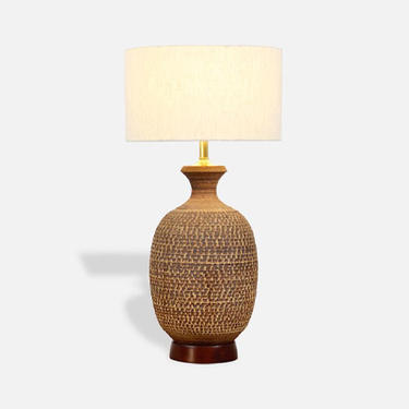 Bob Kinzie “Z-Series” Ceramic Table Lamp for Affiliated Craftsmen