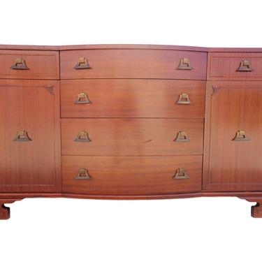James Mont Style Mid-Century Chinoiserie Pagoda Sideboard Credenza 