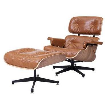 &quot;Grayson&quot; Lounge Chair in Caramel