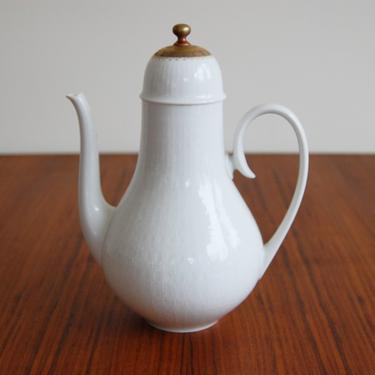 Rosenthal Studio Line Romance Coffee Pot White and Gold Bjorn Wiinblad Made in Germany 