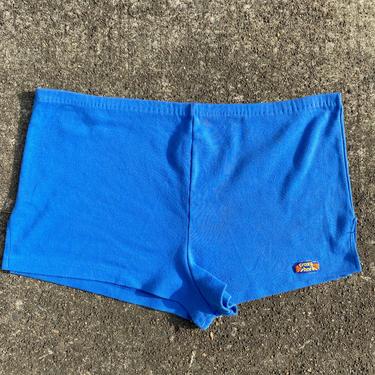 Vintage Crazy shorts brand~ Hawaiian short booty  shorts~ 1970’s 80’s vibes size large 