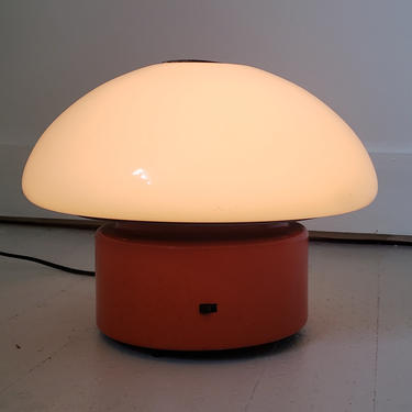 88750509 - ORANGE WH MUSHROOM LAMP - LIGHTOLEIR - LIGHTING - TABLE  ACCENT