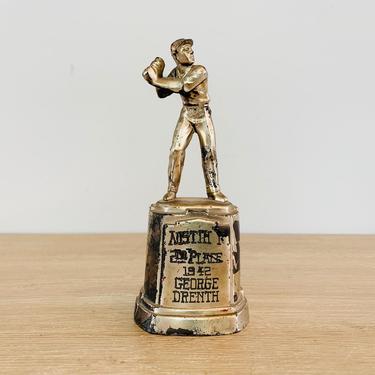 Vintage A.C. Rehberger REH CRAFT Baseball Trophy circa 1942 