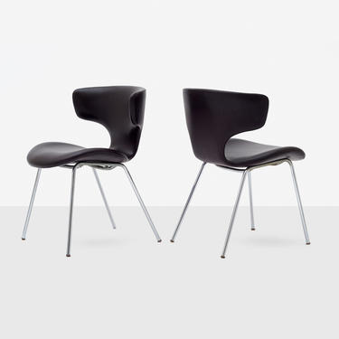 Pair of Isamu Kenmochi Chairs, Model S-3048m