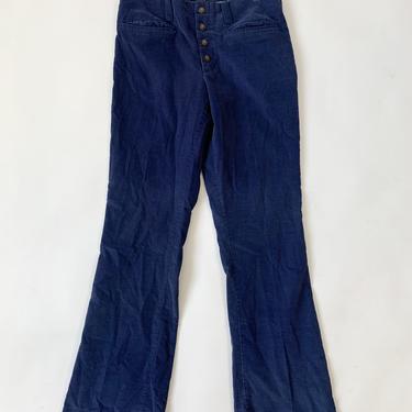 70's Navy Button-Front Levi's Cords