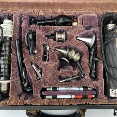 Cameron Surgical Supply Co 1920s Ear Nose and Throat Devices in OriginalCase