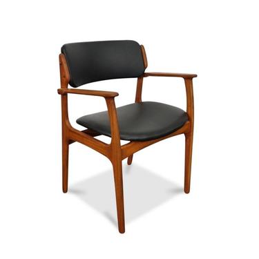 Original Danish Erik Buck Teak Desk Chair - Model 49 by LanobaDesign