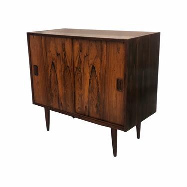 Free Shipping Within Continental US - Imported Vintage Danish Modern Rosewood Credenza Record Cabinet Storage 