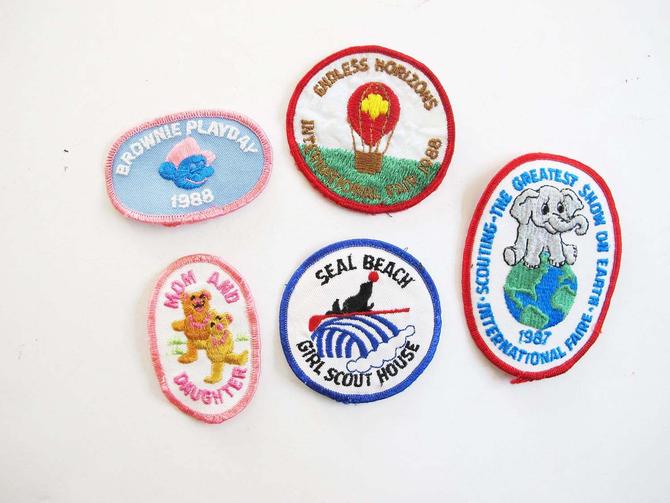 girl scout patches lot 