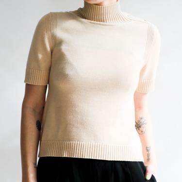 See By Chloe Cotton Mock Neck Sweater, Size XS