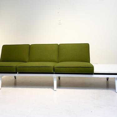 Mid Century Modern George Nelson for Herman Miller Steel Frame Sofa 