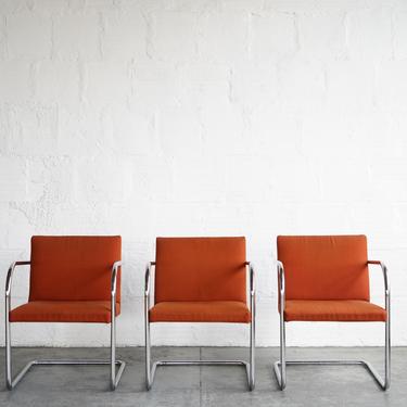 Mies Van Der Rohe Brno Chairs (Set of 3)