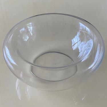 Large Double Wall Glass Bowl