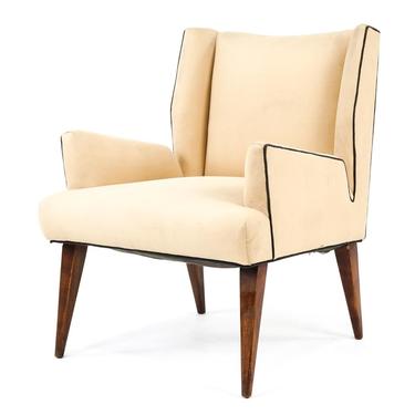 Jens Risom Style Beige Armchair