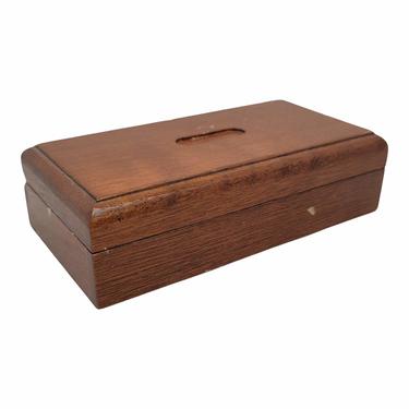 *Vintage Small Hinged Wooden Box