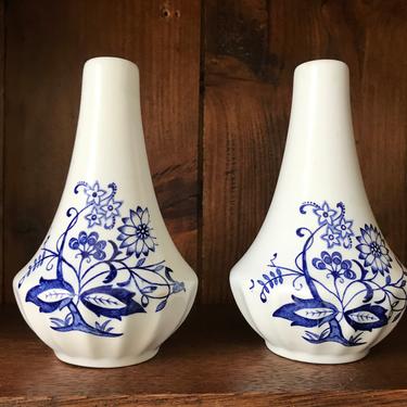 Blue Onion Salt and Pepper Shakers 