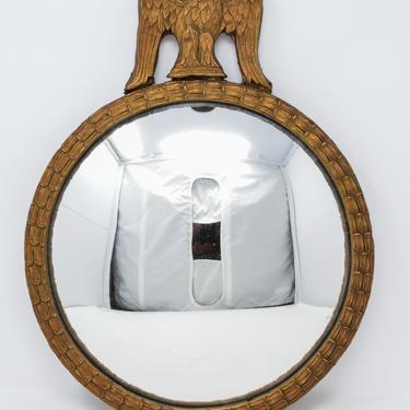 Antique Nurre Convex Eagle Mirror 