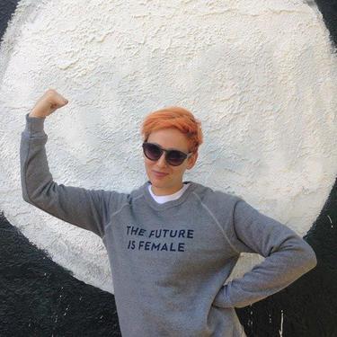 'the future is female' limited edition sweatshirt