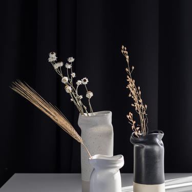 Vase - Vases, Modern, Minimal Pottery, One of a Kind Vase, Design Award Finalist, Flower Vase, Ceramic Vase, 9th Anniversary Pottery Gift 