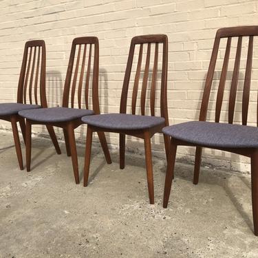Danish teak dining chairs