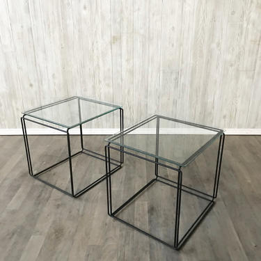 Pair of Modernist End tables by Max Sauze