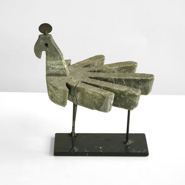 mcm bird sculpture, mcm sculpture, handmade metal sculpture, bird art, vintage metal sculpture, cast metal sculpture, bird sculpture 