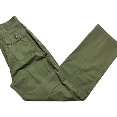 NEW Old Stock ~ Vintage Women's US Army OG-507 Field Trousers / Pants ~ measure 29.5 x 32 ~ Post Vietnam War ~ 29 30 Waist ~ Fatigues 